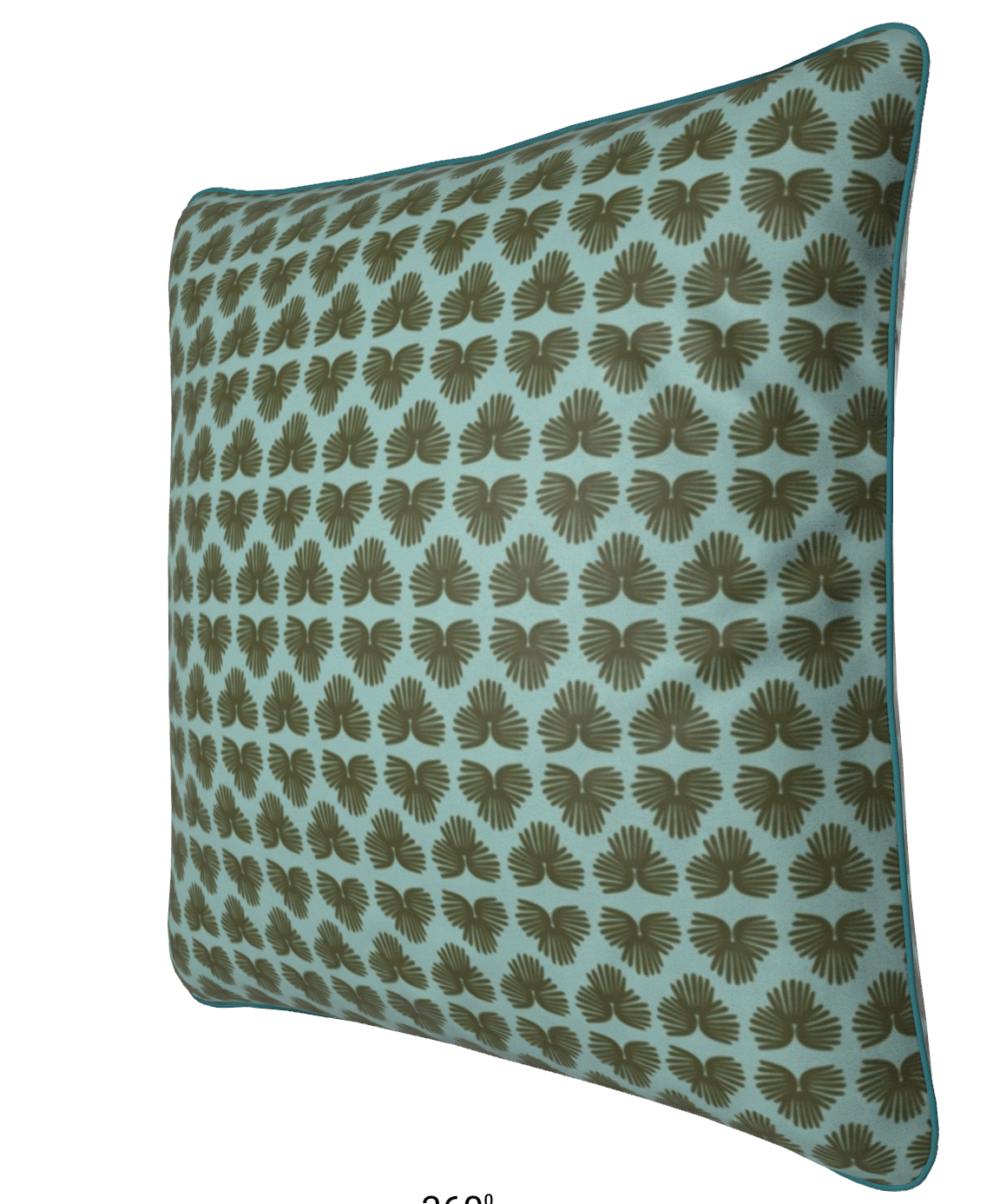 Saunter: Fauna in Parisian Blue Repeat Pattern