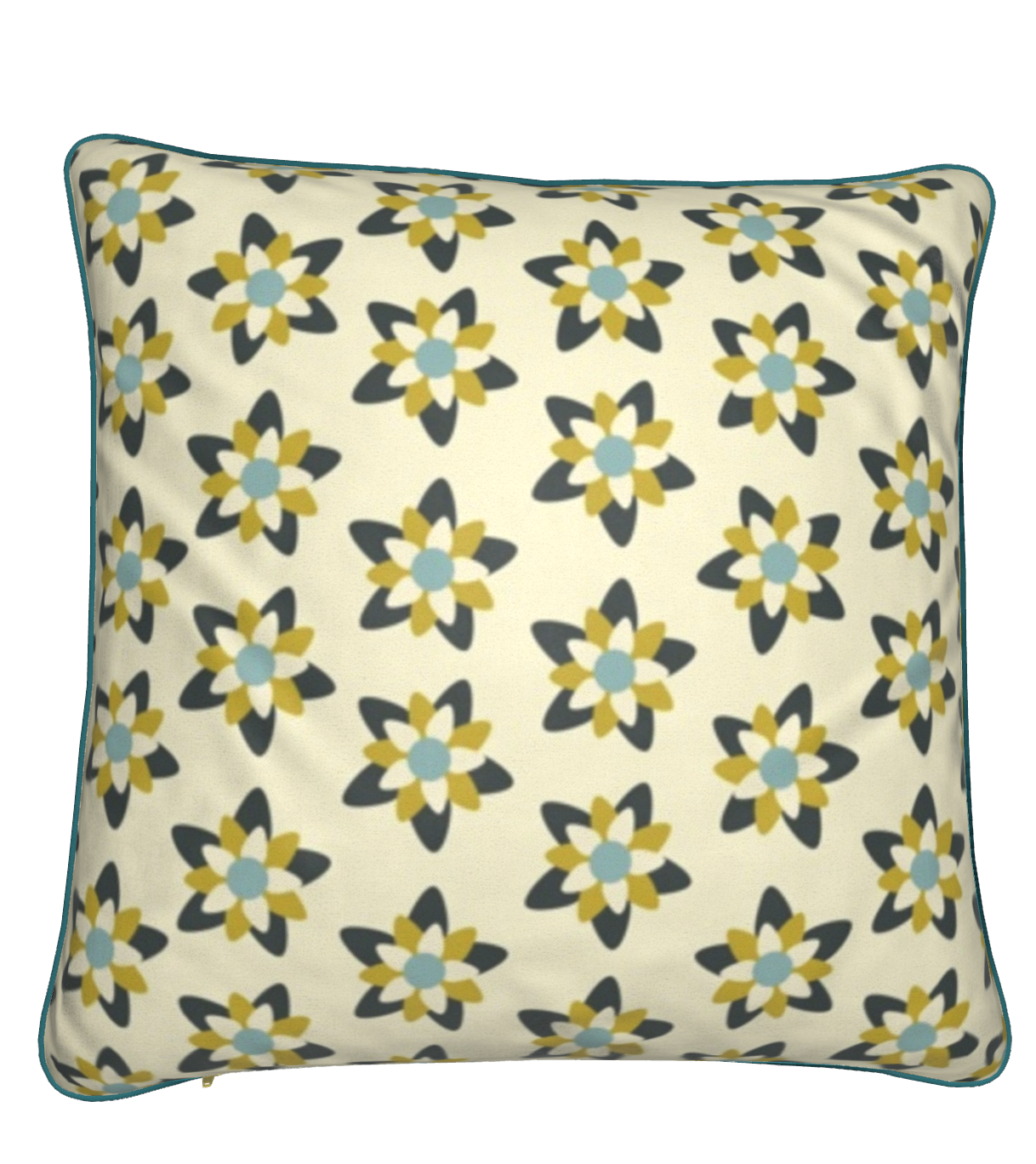 Saunter: Flora in Vanilla Bean Repeat Pattern
