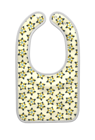 Saunter: Flora in Vanilla Bean Repeat Pattern