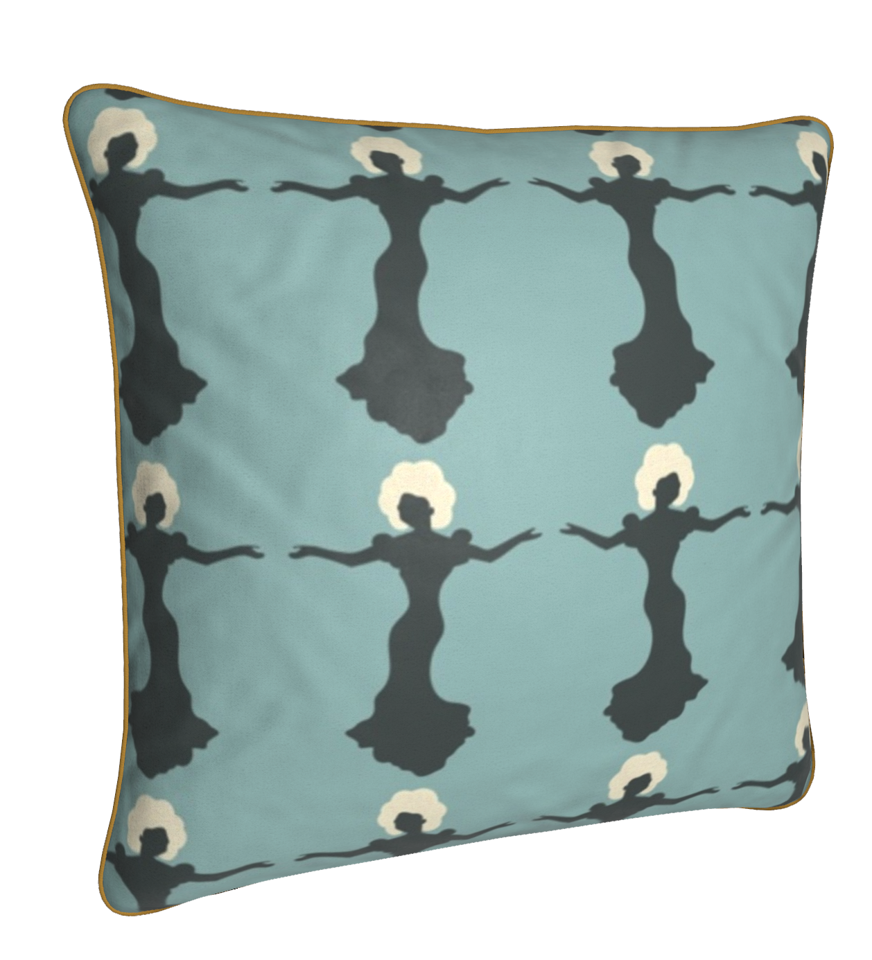 Saunter: Saunter in Parisian Blue Repeat Pattern