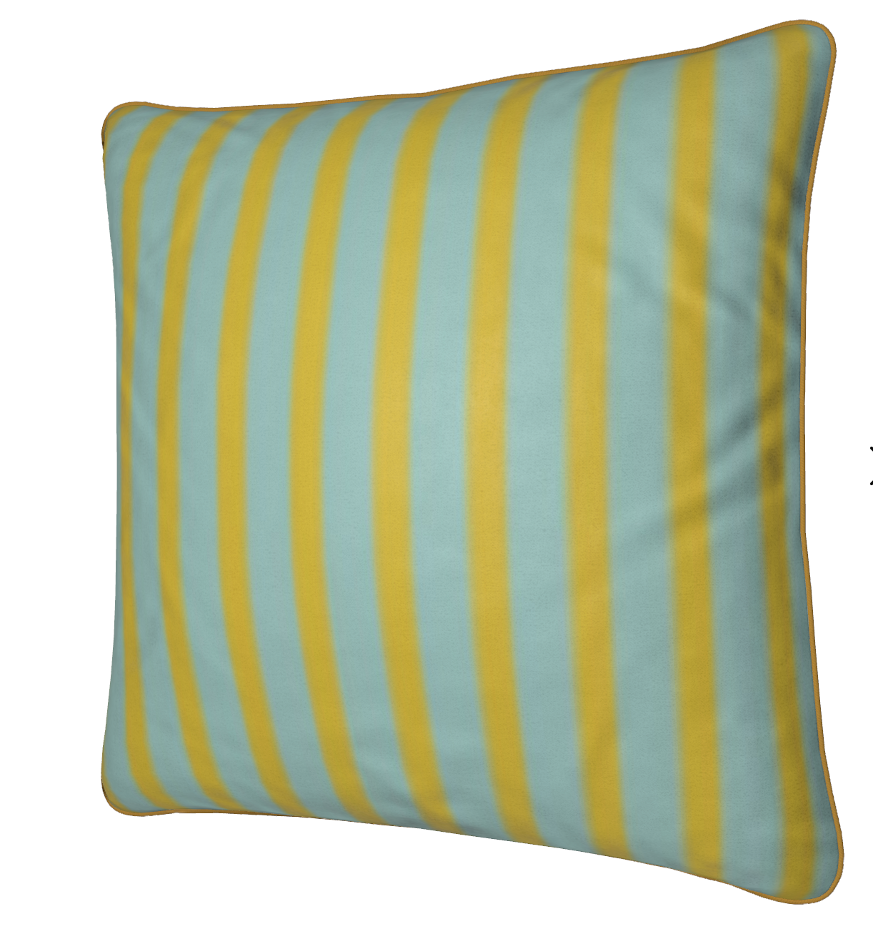 Saunter: Cabana Stripe in Parisian Blue Repeat Pattern