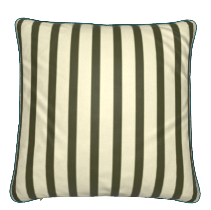 Saunter: Cabana Stripe in Vanilla Bean Repeat Pattern