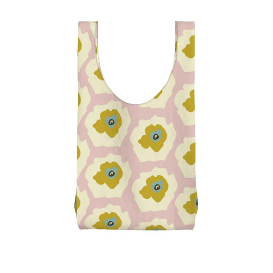 Jardin Parachute Shopping Bag in Strawberry Chiffon