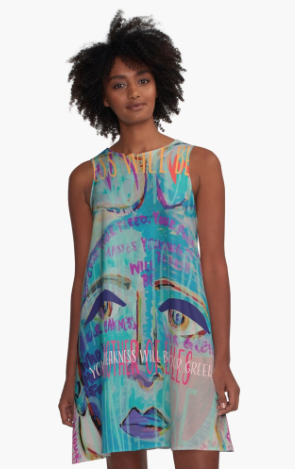 Mother of Exiles A-Line Dress