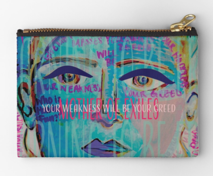 Mother of Exiles Carry-All Zipper Pouch