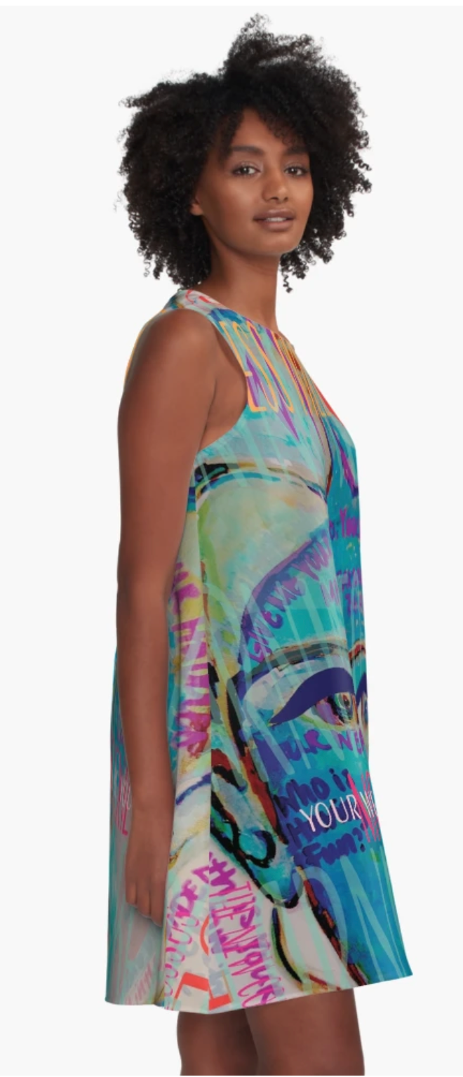 Mother of Exiles A-Line Dress