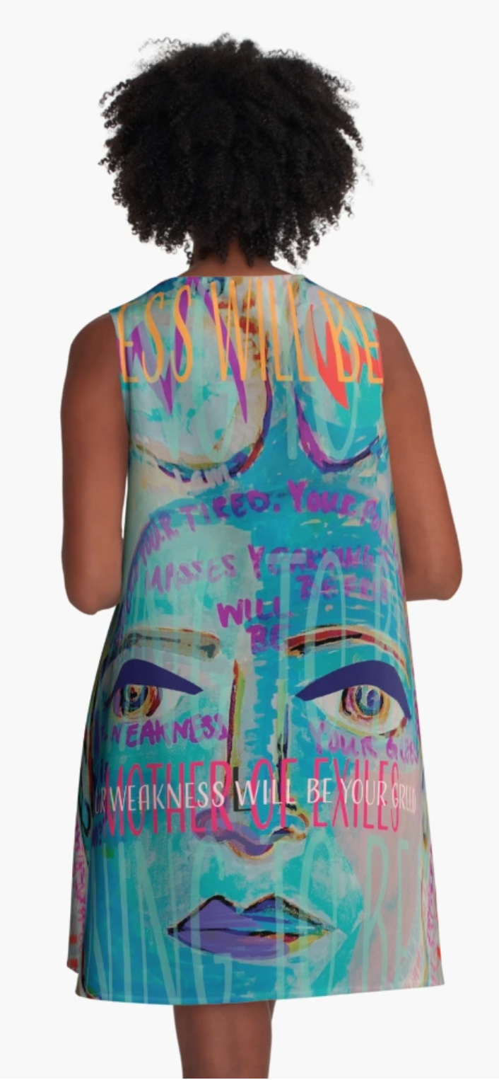 Mother of Exiles A-Line Dress